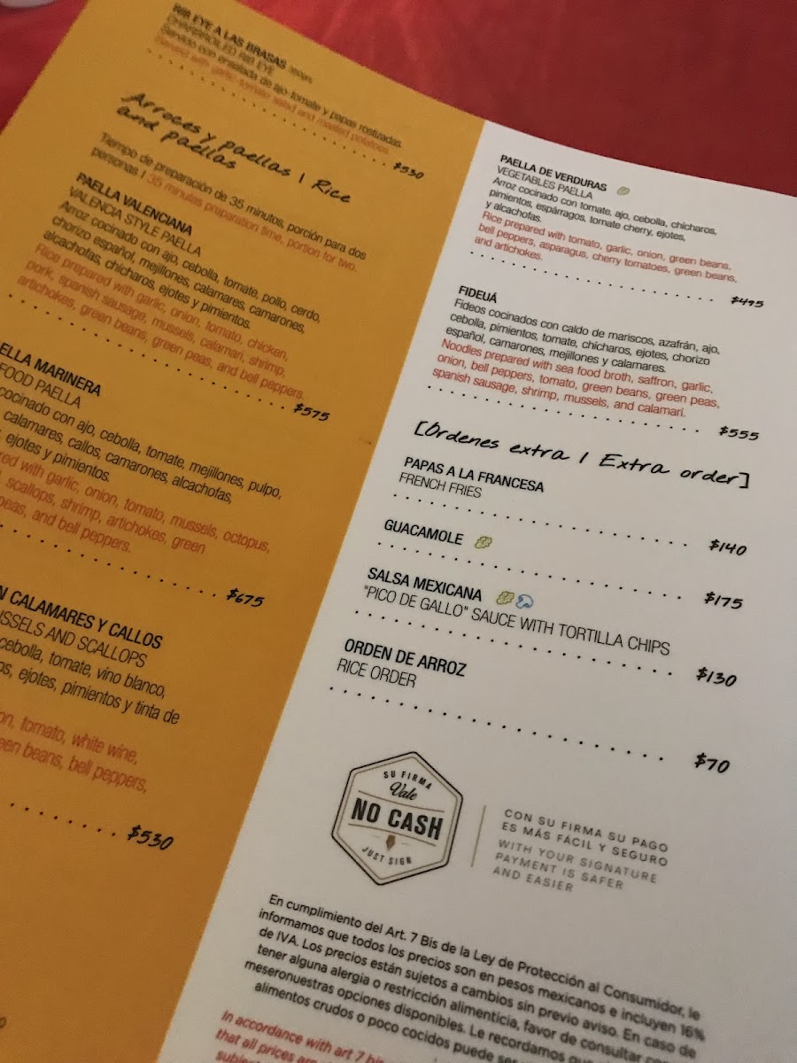 Menu Chiringuito At Vidanta Nuevo Vallarta-2