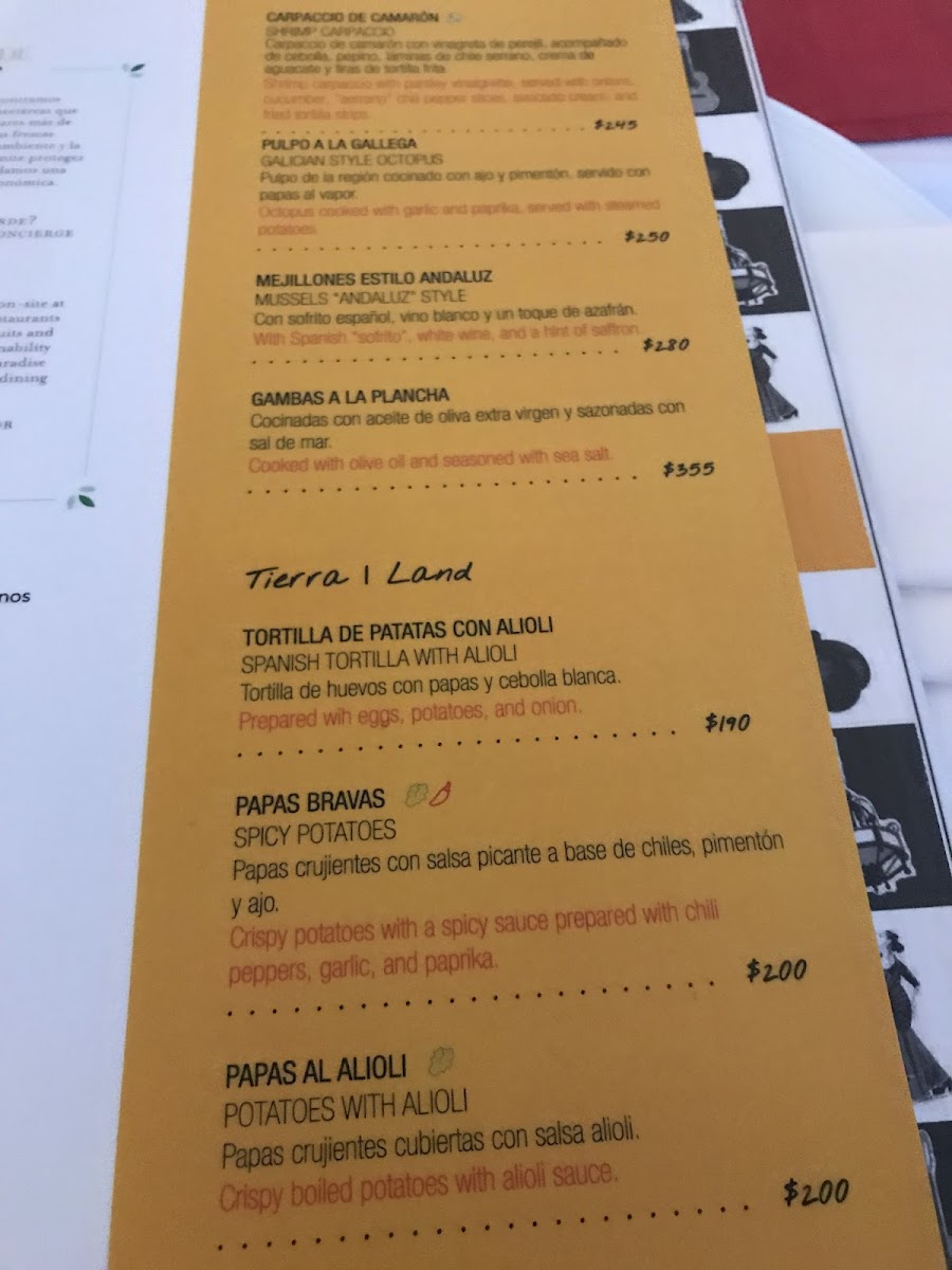 Menu Chiringuito At Vidanta Nuevo Vallarta-4